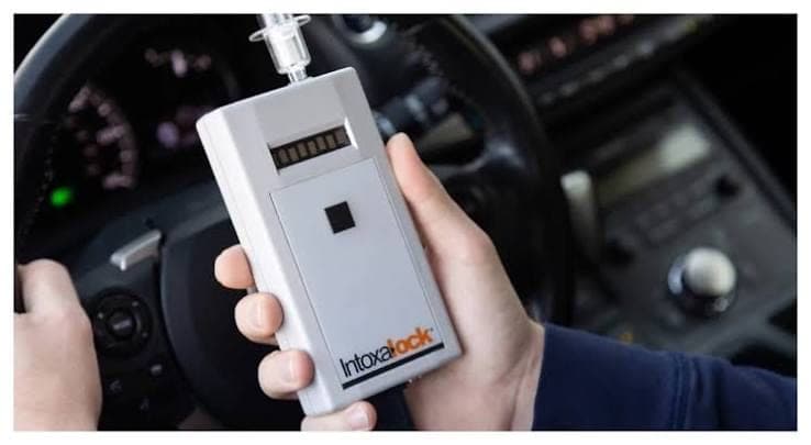 Intoxalock ignition interlock handset